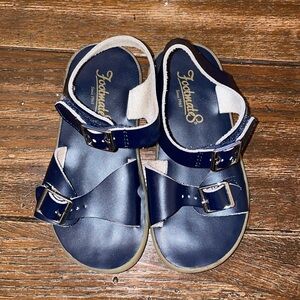 FOOTMATES KIDS SUSTAINABLE SANDALS - ECO-TIDE MICROFIBRE - NAVY BLUE